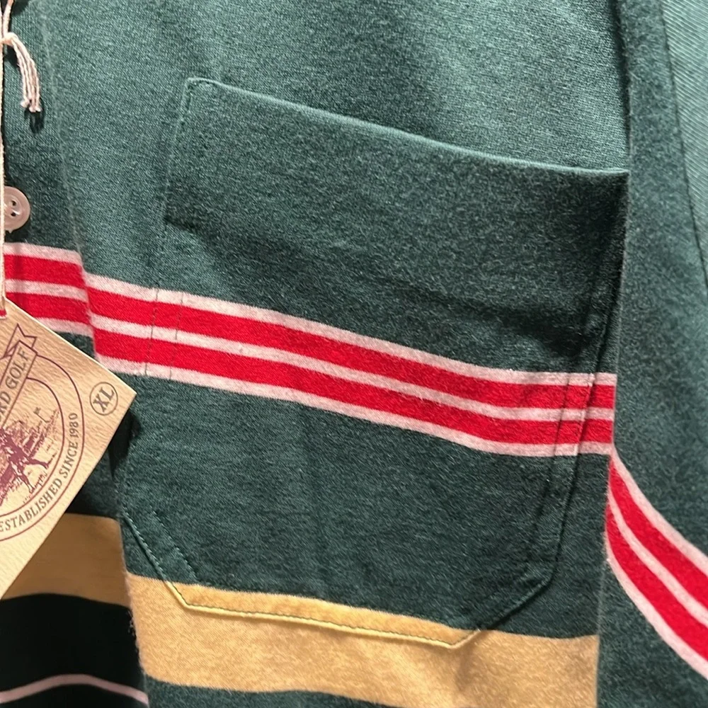 XL John Ashford Golf ⛳️ new with tags old school vintage retro golf shirt - Picture 6 of 8